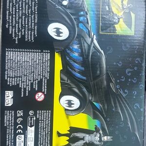 Batman Black and Blue Batmobile Playset